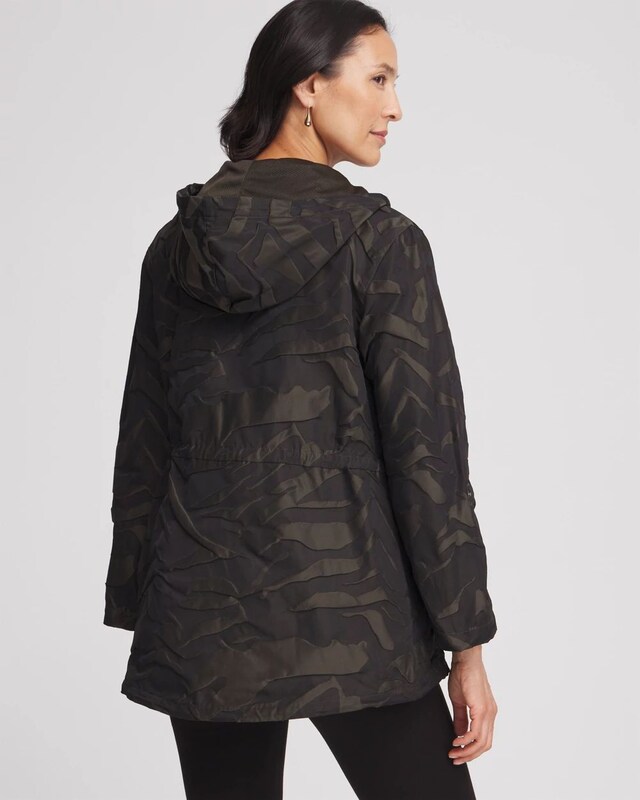 Zenergy Embossed Zebra Anorak Jacket - image 3